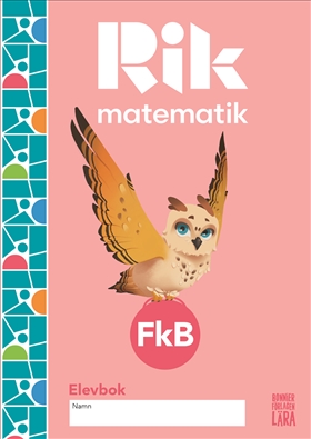 Rik matematik förskoleklass B – elevbok. Av Andreas Ryve och Fredrik Blomqvist.