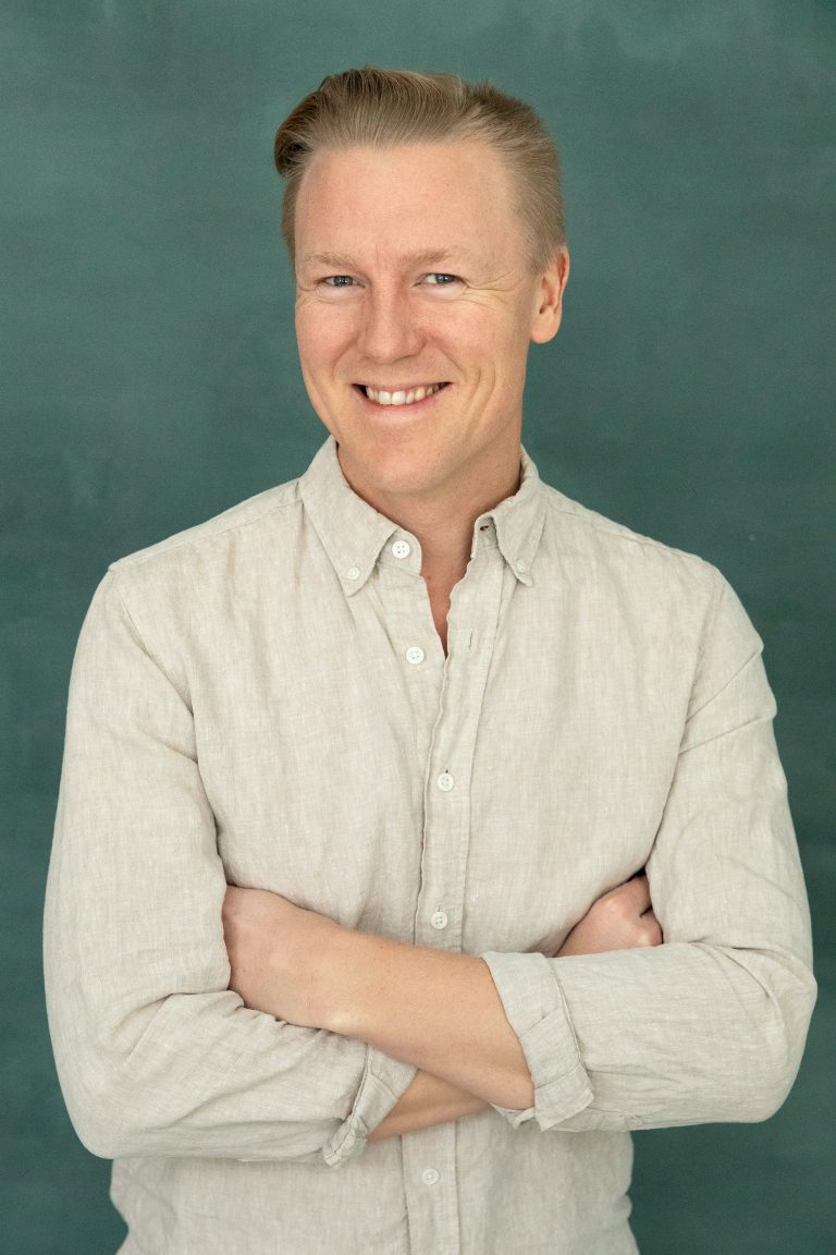 Fredrik Blomqvist, författare till Lust och fägring och Rik matematik. Fotograf: Lisbet Spörndly