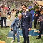 Carl Blomqvist med Prins Carl Philip på Bokmässan 2023