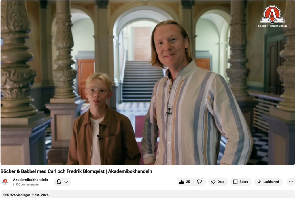 Akademibokhandelns Böcker & Babbel – om Sagan om Frejo med Fredrik och Carl Blomqvist