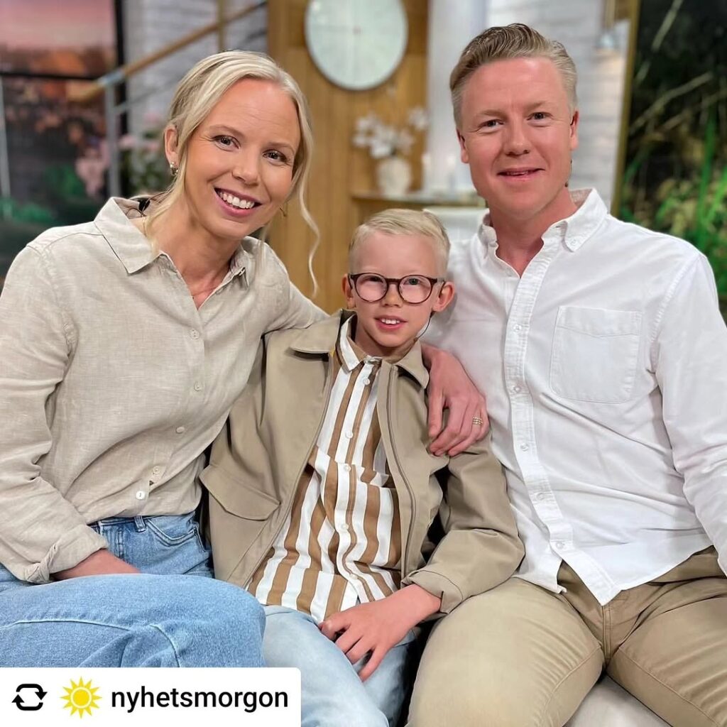 Familjen Blomqvist med Fredrik, Carl och Cecilia i TV4 Nyhetsmorgon_internationella ME-dagen