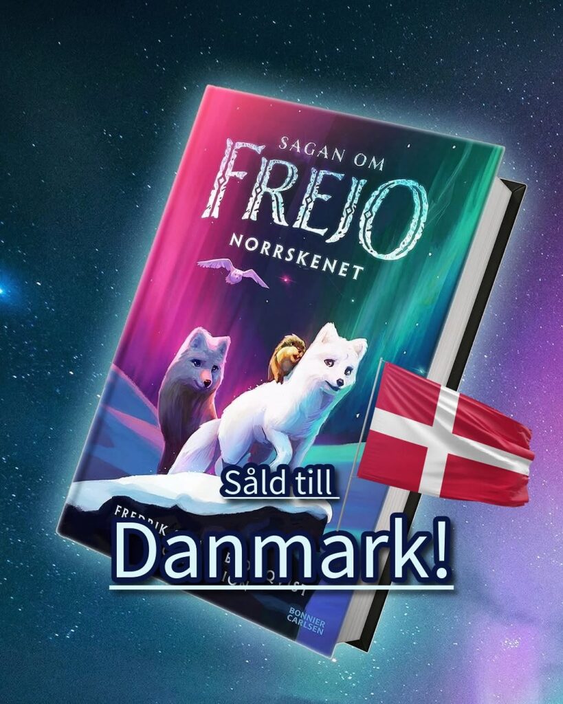 Sagan om Frejo såld till Forlaget Carlsen i Danmark